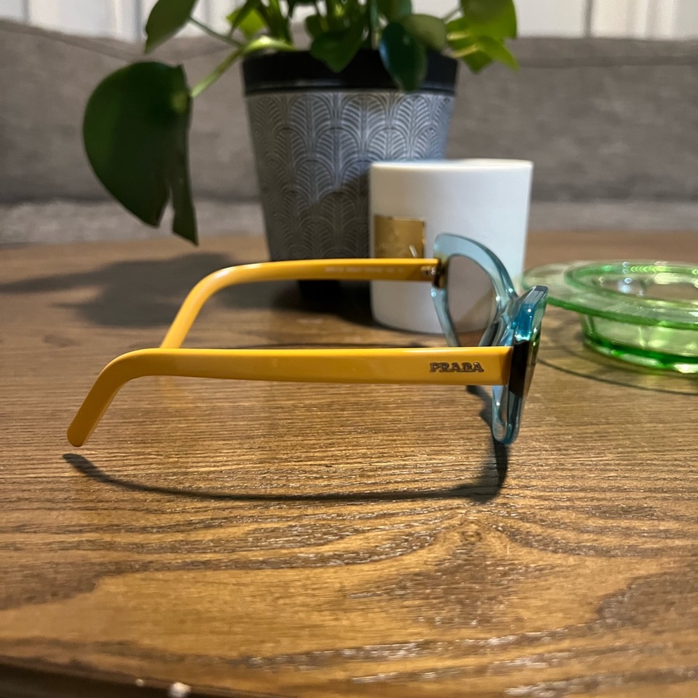 Prada Cat Eye Blue Sunnies